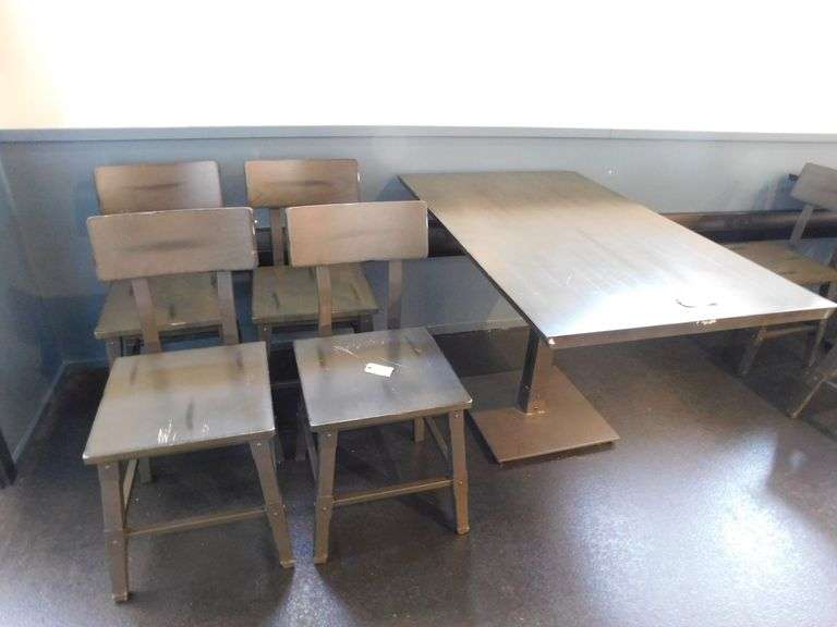 30"x48" Wood Pedest Table w/4 Matching Dining Chairs w/Backrest image