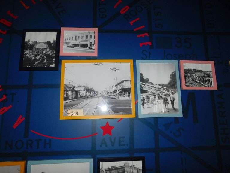 (11) Wall Hanging - 1950's & 1960's Framed Photos image