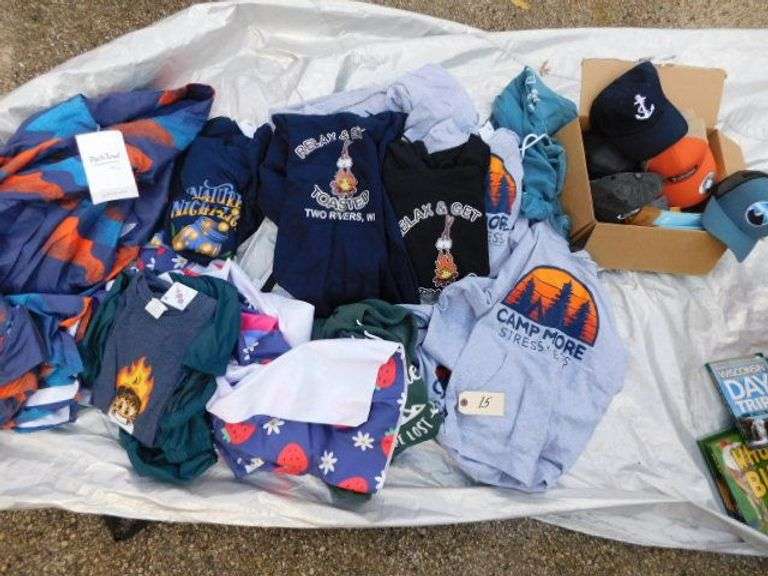 Misc. Apparel - Hoodies, T-Shirts, Hats, Various Sizes