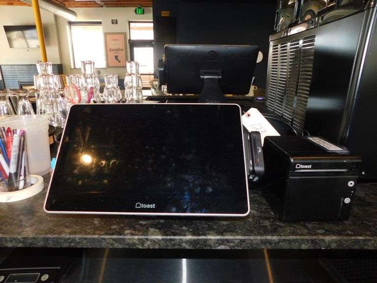Toast Restaurant POS Bundle, (4) Touch Screens, Printers, Cash Drawers image