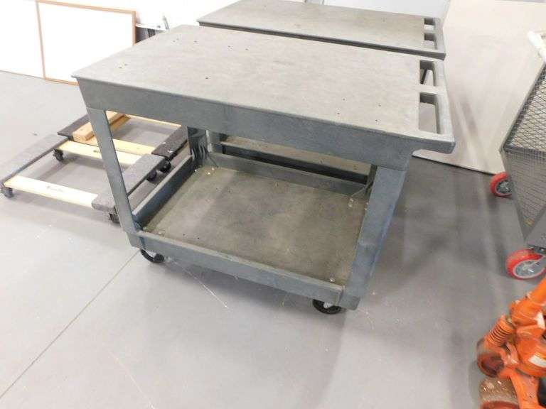 (2) Poly 2-TierCarts