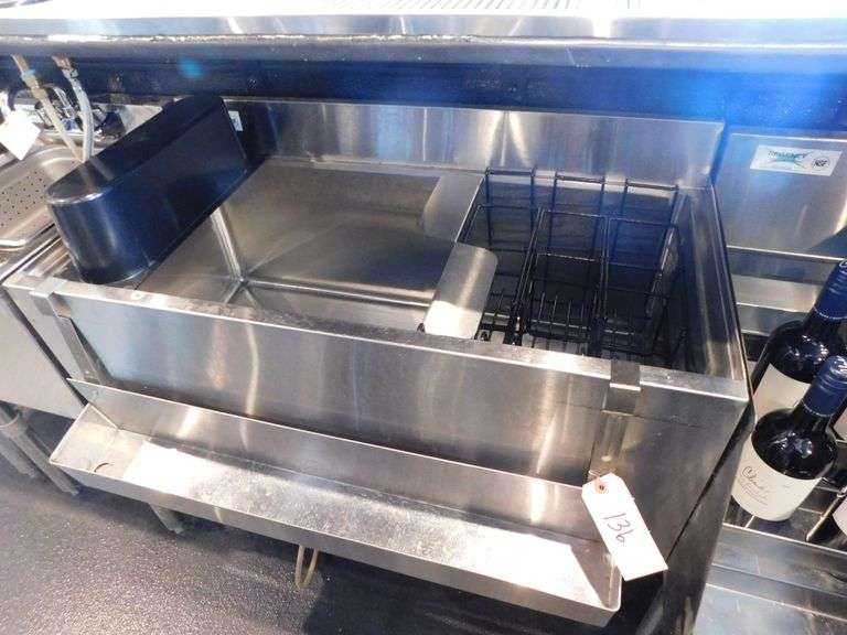 Regency 600IB1836 Underbar Ice Bin w/ Bottle Rail image