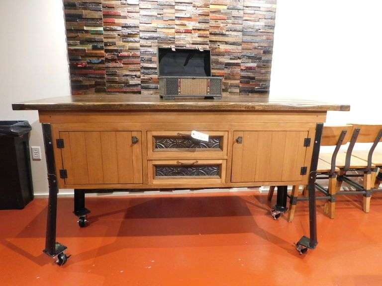 6' Rolling Table with Storage image