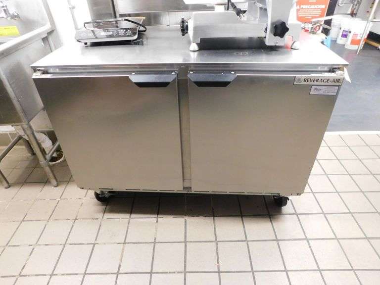 Bervage-Aire UCR48AHC Undercounter Two Section Refrigerator, Solid Door image