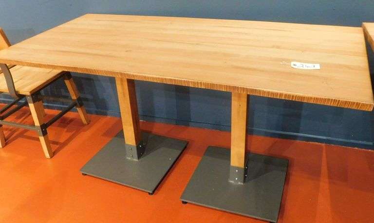 30"x60" Double Ped Dining Table image