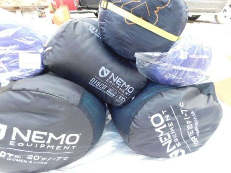 (8) Sleeping Bags, Various Sizes and Temp. Ratings