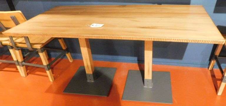 30"x60" Double Ped Dining Table image