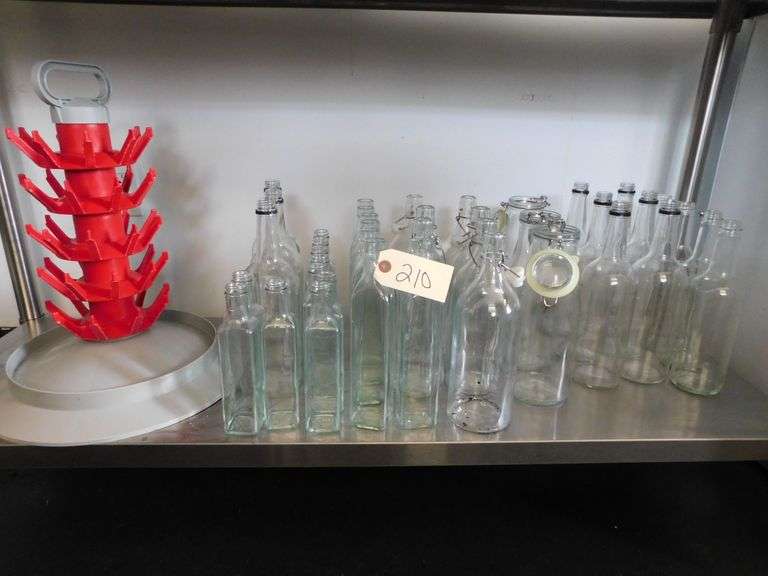 Lot- Glass Bottles image