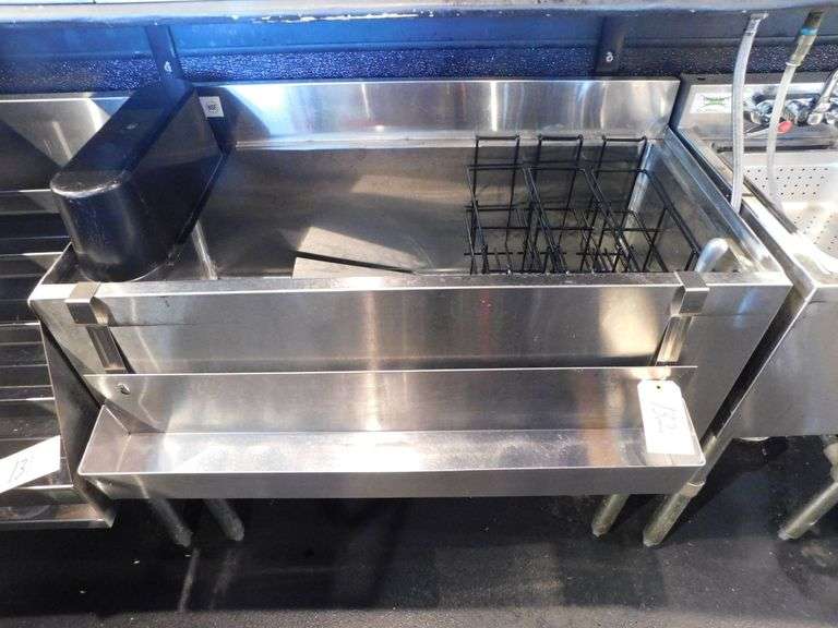 Rengency IB1836 Underbar Ice Bin with Bottle Rail image