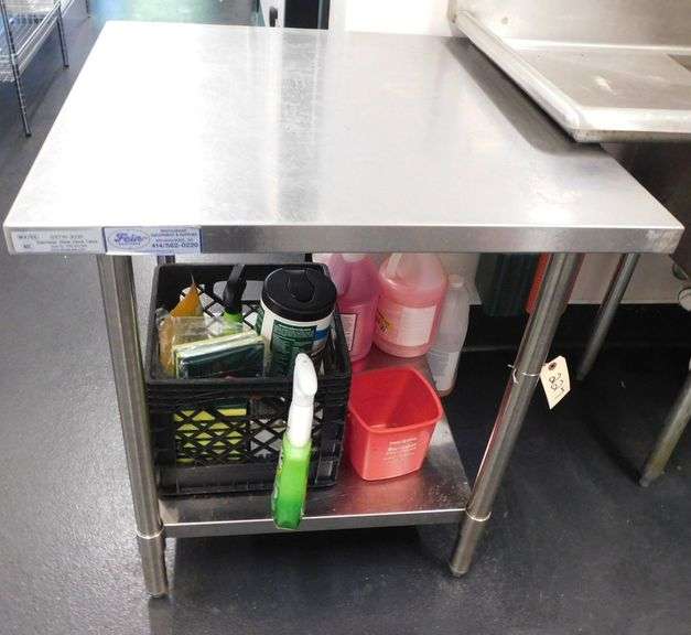 30"x30" SS Table EMPTY!! image