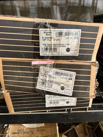 5/8"-11"X1 1/2" Hex Head Bolts Grade 5-Zink image