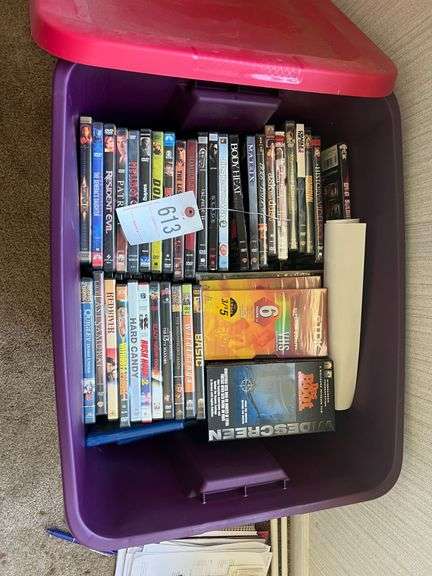 Assorted Movies, (50+)-DVDs, (5)-VHS