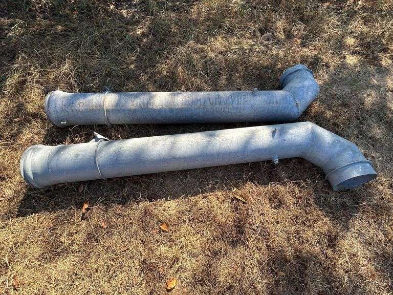 (2) Galvanized Irrigation J Pipe - 10" image