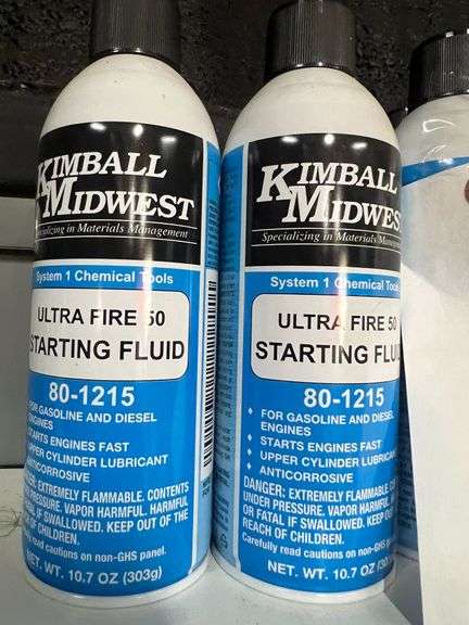 (6) Kimball Midwest Ultra Fire 50 starting Fluid Cans image