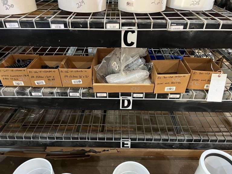 Union Nut, B40; Union Nut, B60;Bushings; HB Elbow 1/2" X 1/2" HB Elbow 1" MPT X 3/4 HB, Stress Connector, PC 16 Elbow with Coil image