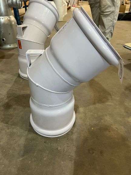 (1) 8" Metal 45° Coupling with Rubber Seals image