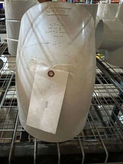 (1) 45° 8"  PVC Elbow image