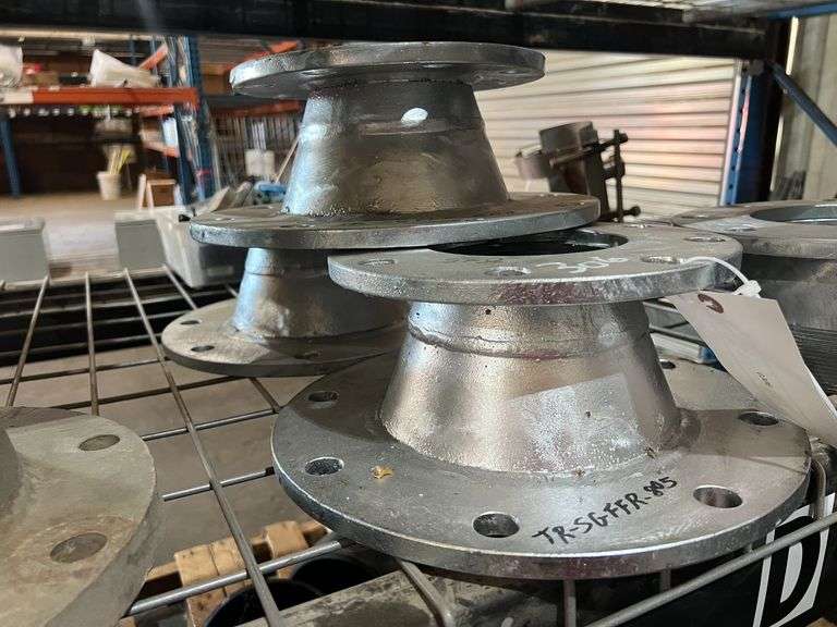 (3) Galvanized Metal Reducing Spool - 8" & 5" image