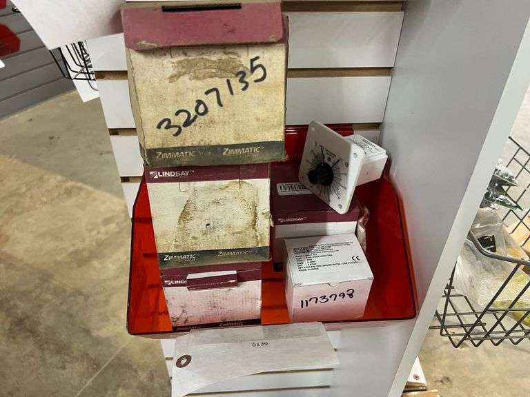 (7) Lindsay Display Timer Part #: 3207135 & (1) Lindsay Display Timer Part #: SMLK 212 image