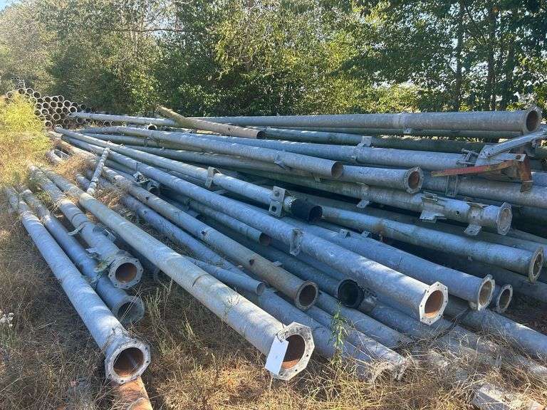 Used 6 1/2" Irrigation Pipe in Various Lengths & Sizes image
