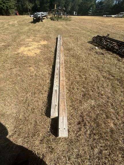 (2) 6x6 Wood Posts - 218" image