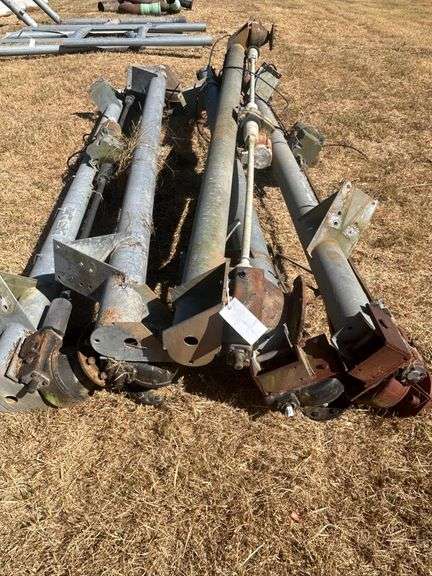 (5) Drive Axles for Pivot Irrigation with Gearboxes & Wheel Hubs - 165" image