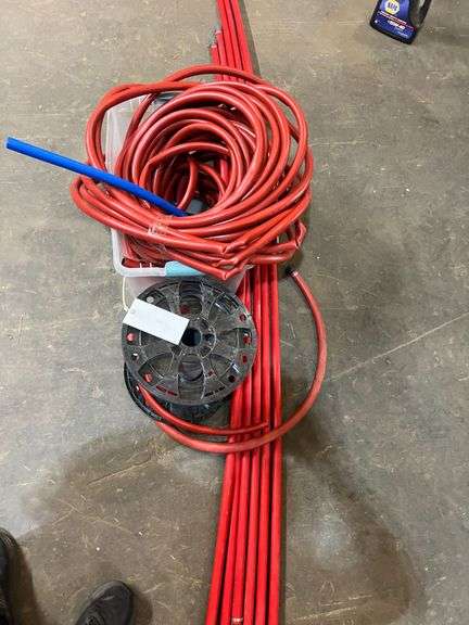 (6) Irrigation Drops, 1" Hose x 8' Long with (1) Spool of 3/4" Hose, & Storage Bin with 3/4" Hose image