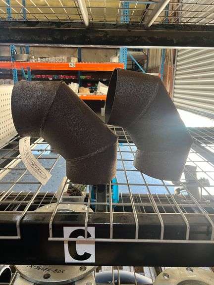 (2) 6" Metal Elbows image