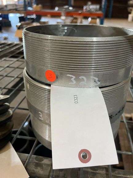 (3) 8" Half Nipple, Aluminum image