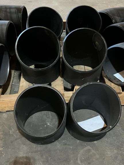 (6) 45° Metal Weld-On Elbows - 8" image