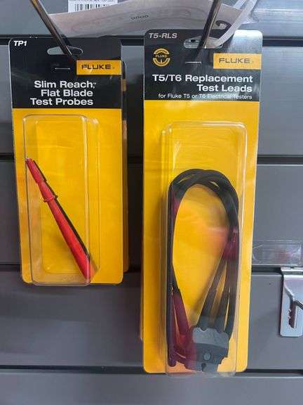 (3) Fluke T5/T6 Replacement Test Leads & (2) Test Probes image
