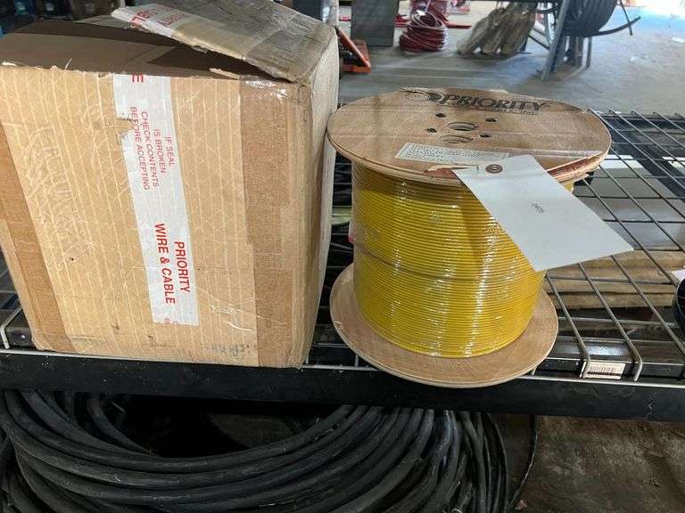 (2) Spools of 12 AWG Yellow Tracer Wire image