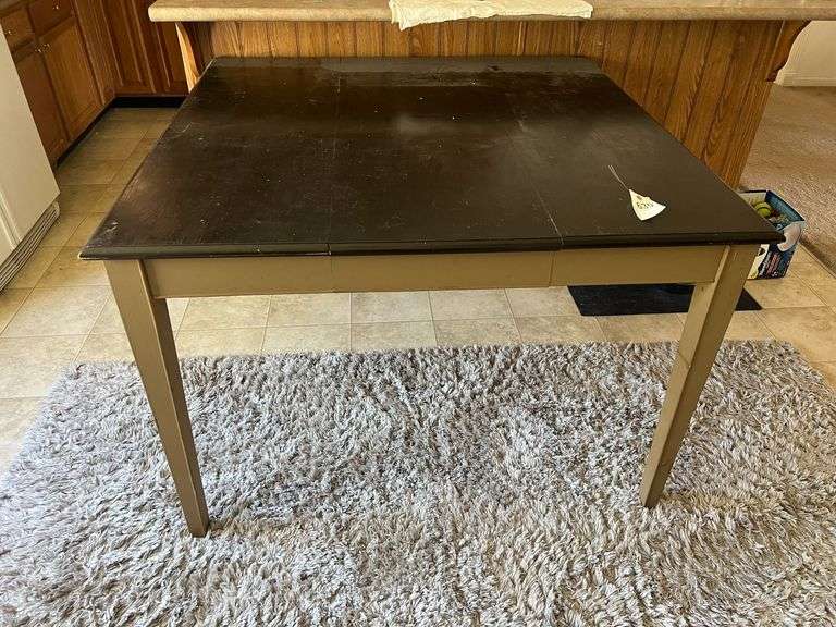 Table with Leaf, 54" x 54" x 36"