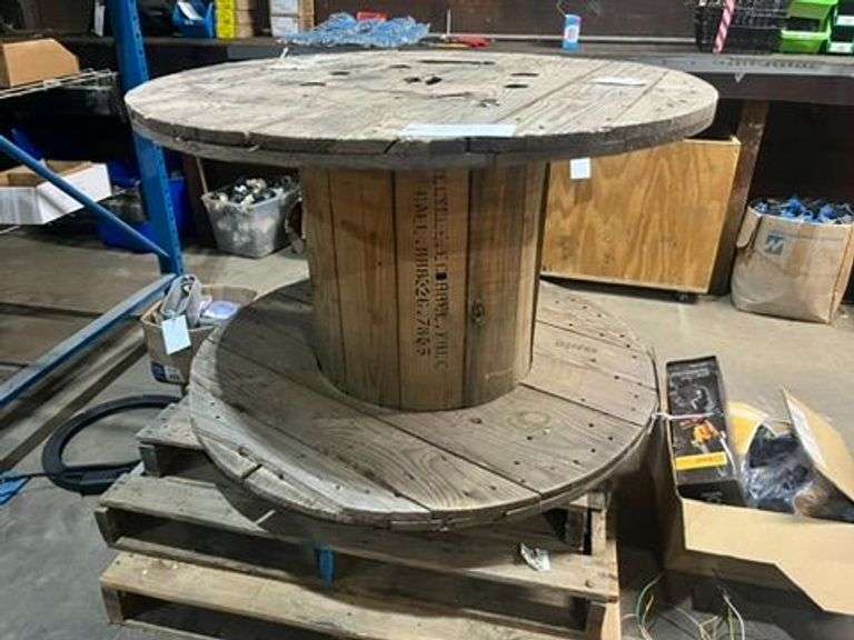 Wood Spool 26 1/2" Tall and 43" Wide image