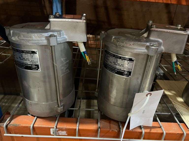 (2) Power Transmission Solutions Irrigation Duty Motor 1.0/0.83 HP image