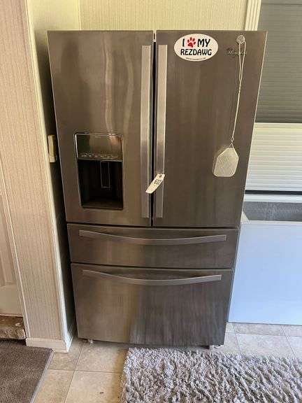 Whirlpool 28 Cu.Ft. Gold Series, Side by Side Top Freezer, Bottom Pull Out, 36" x 35" x 70"