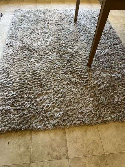 Airyshag By Nuloom, Grey Area Rug, 6'7" x 9''