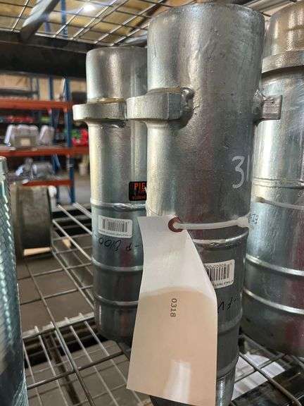 (2) Pierce Fittings 4" Male Twist Lock x 4" Hose Bead Connector image