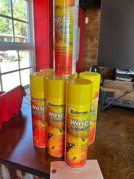 (7) Cans of Wasp Spray image