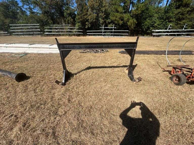 Homemade Metal Stand - 97" Wide 50" Tall image