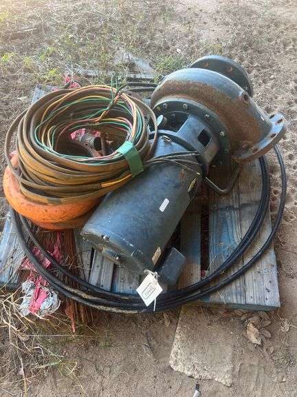 Baldor Reliance Gear Head and Pump, Pump Parts, & Electrical Wire image