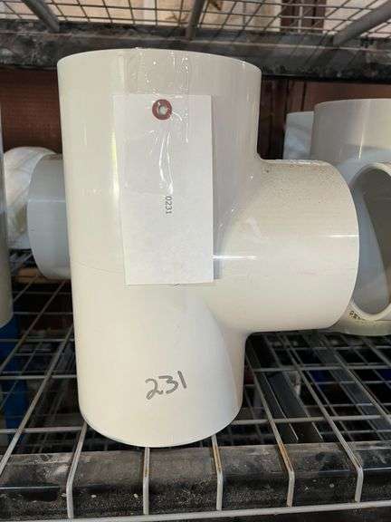 (3) 6" PVC Tee (Slip) image