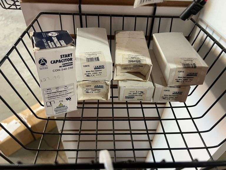 (6) Jarel Start Capacitors Model# 12915 APPLI Parts Start Capacitor CON-540-250 image