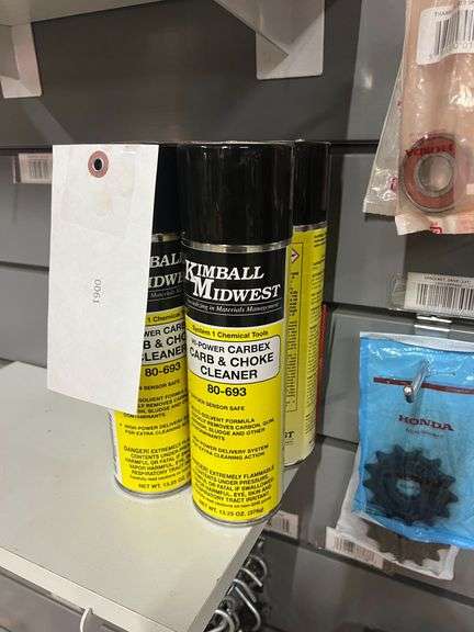 (4) Kimball Midwest Curb & Choke Cleaner Can image