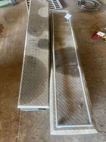 (1) Diamond Plate Aluminum Side Box & (1) Diamond Plate Aluminum Tool Box image