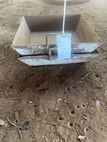 (2) Homemade Metal Pans with Handles image