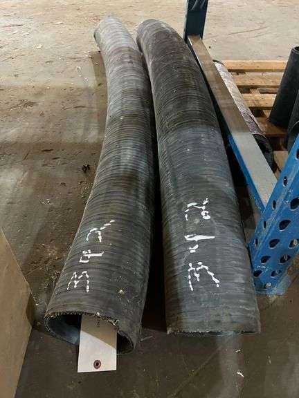 (2) 6"x5' Hard Rubber Hoses image