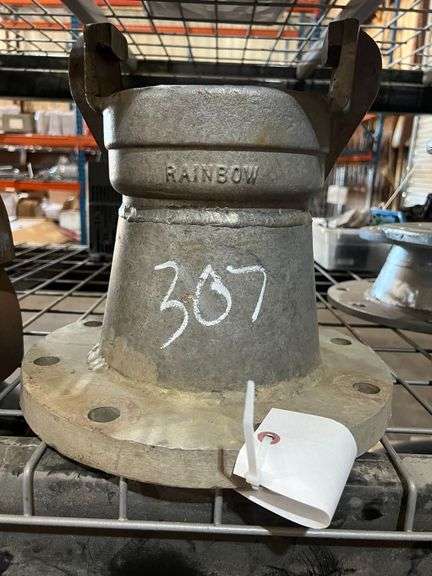 (1) Metal Rainbow Reducing Flange - 8" & 6" image