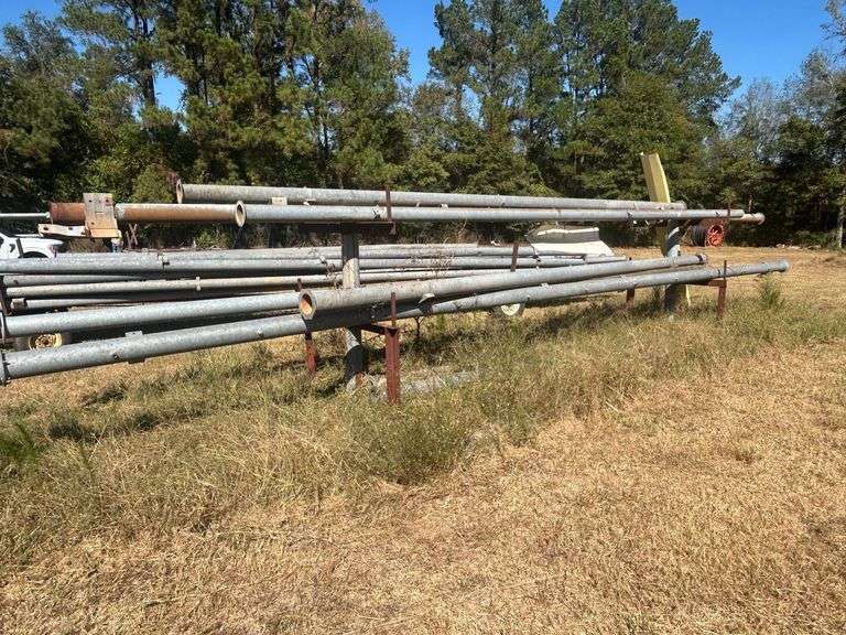 Metal Rack for Irrigation Pipe & Contents (Various Sizes of Irrigation Pipe) image