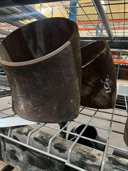 (2) 45° Metal Weld-On Elbows - 10" image